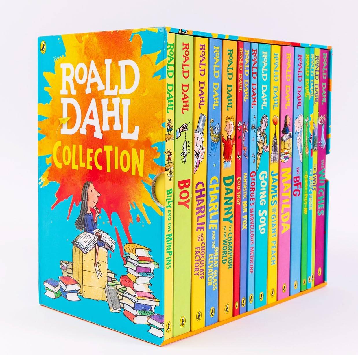 Roald Dahl Collection پک کامل رولد دال (16 جلدي)(قابدار) کتاب Roald Dahl Collection پک کامل رولد دال